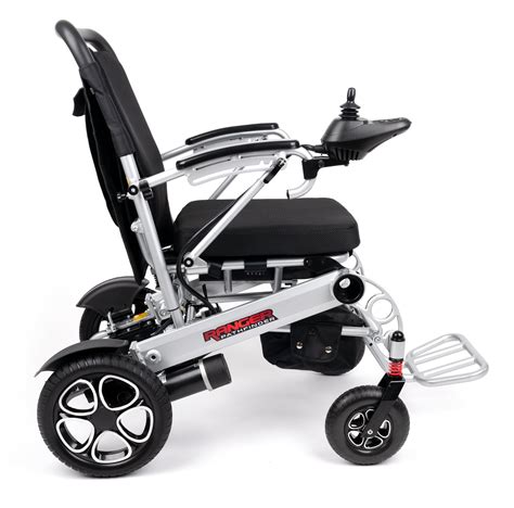 folding power wheelchair with battery